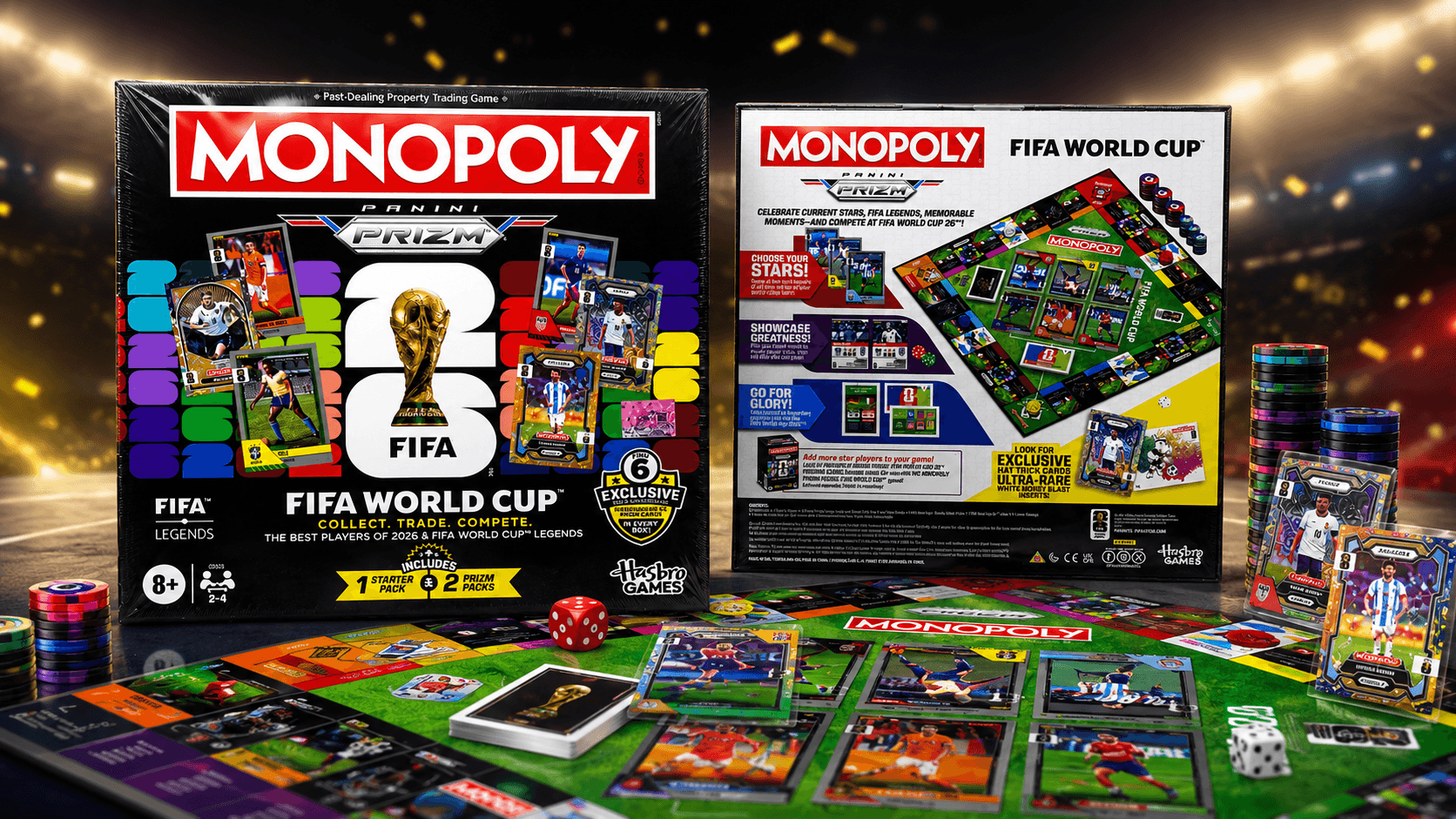 World Cup 2026 board game and collectibles for a Canadian fan game night