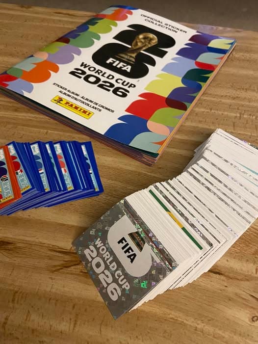 Panini FIFA World Cup 2026 stickers including Canada-related designs