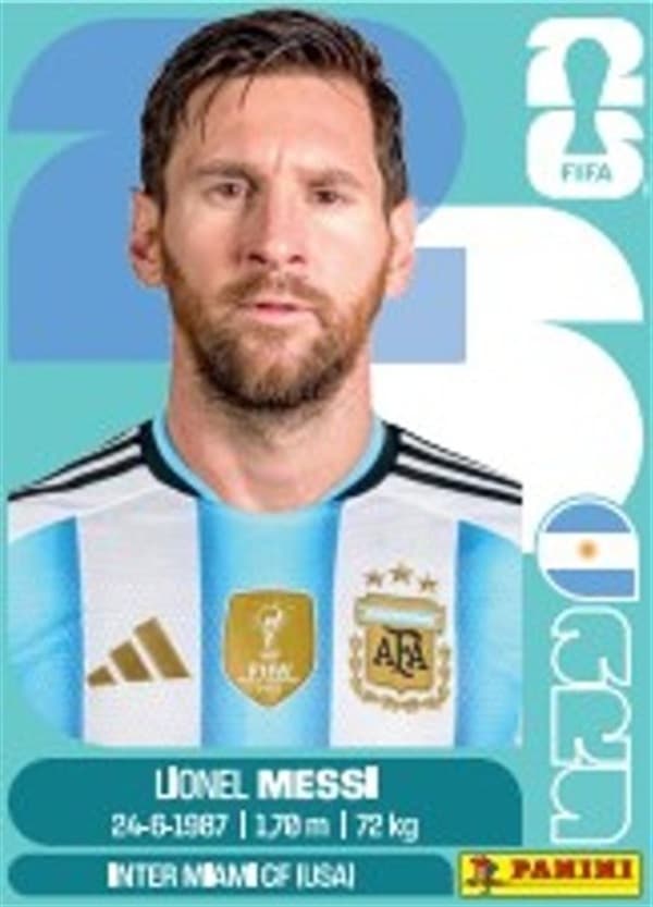 World Cup 2026 soccer player sticker product image for collectors