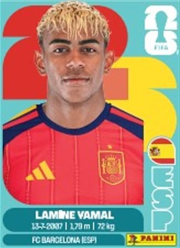 World Cup 2026 soccer player sticker product image