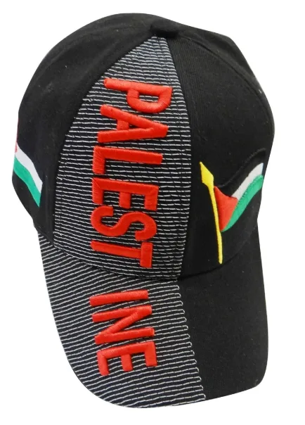 Palestine Flag 3d Embroidered Cap
