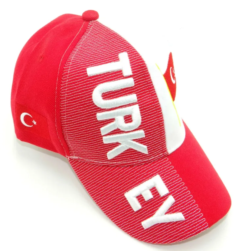 Turkey 3d Embroidered Cap