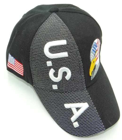 U.s.a Flag 3d Embroidered Cap