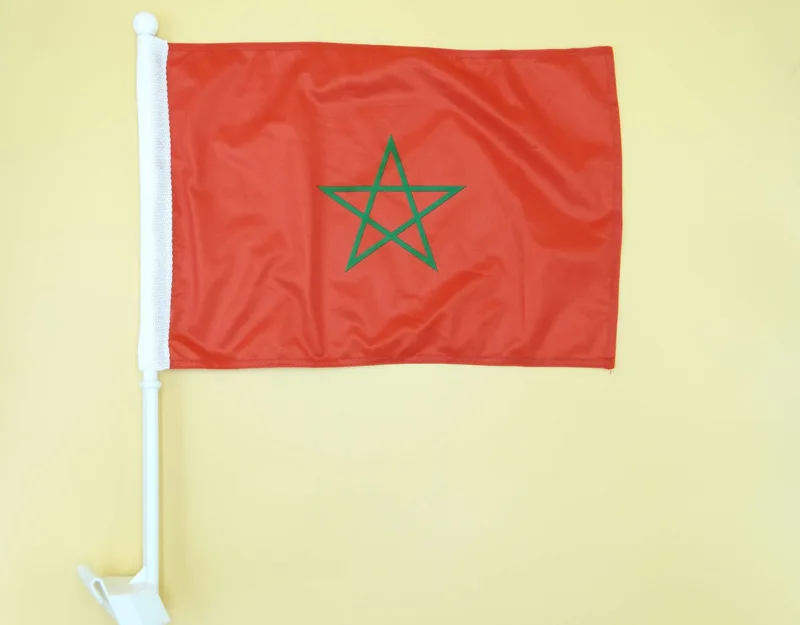 Morocco Car Flag