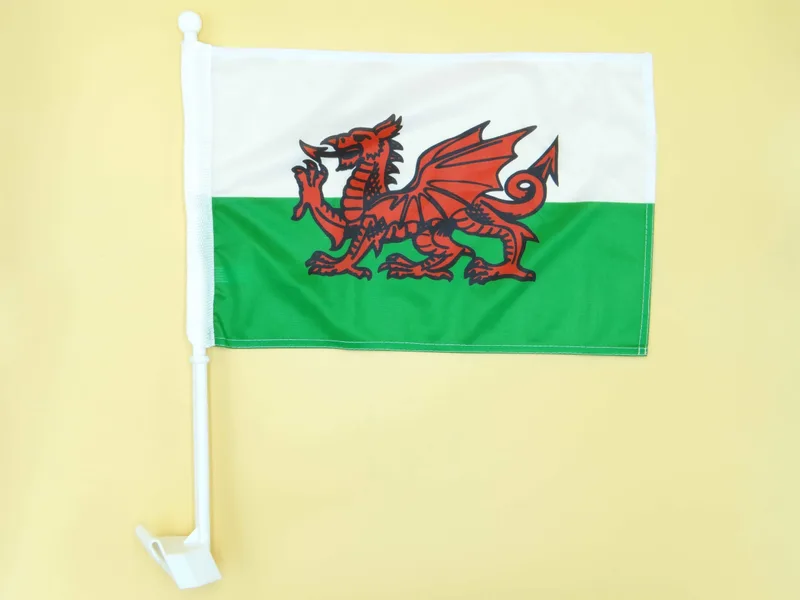 Wales Car Flag